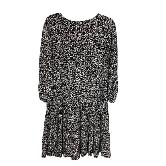 Gilli Black and White Floral Long Sleeve Dress size 1X - Picture 7 of 11